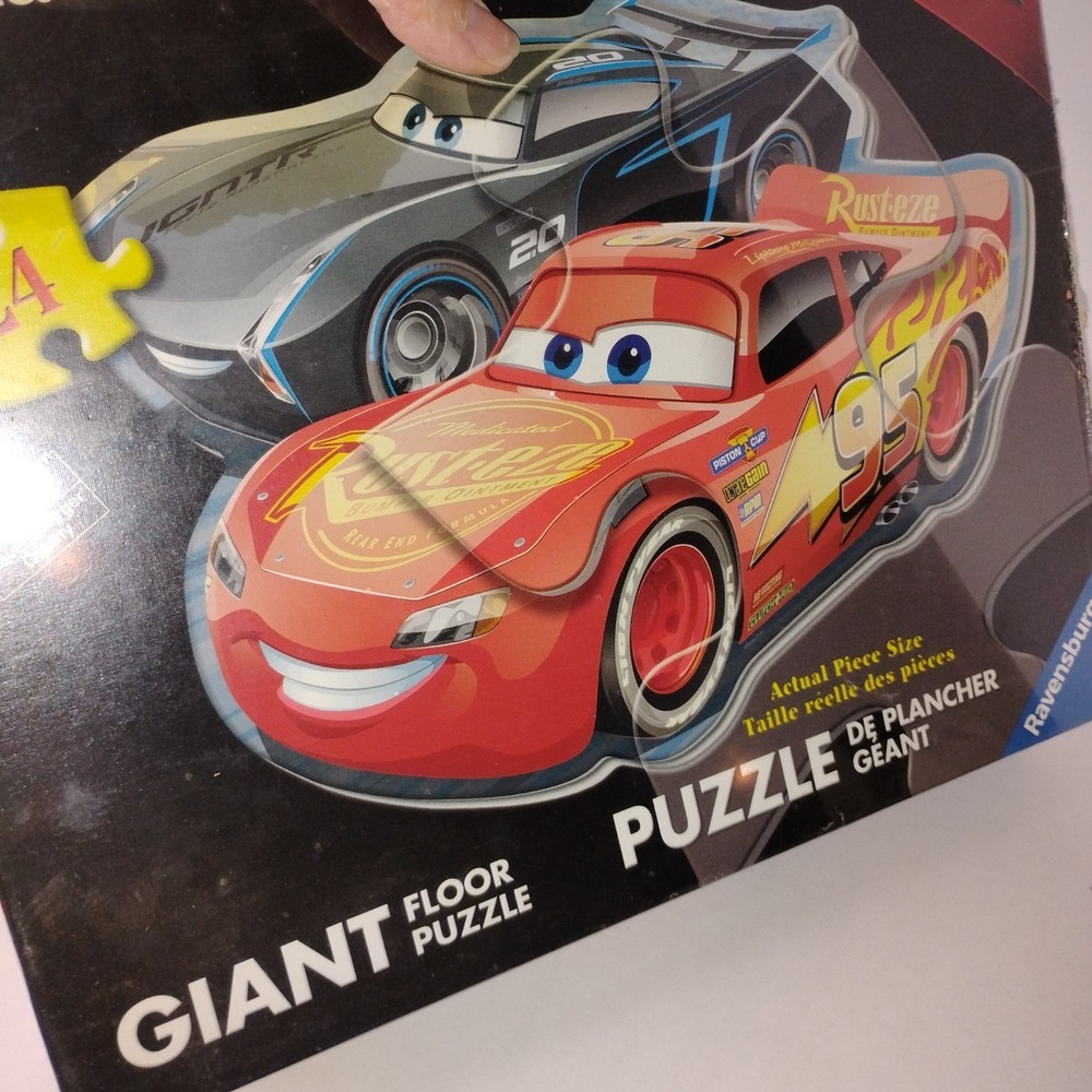 Ravensburger DISNEY Cars Shaped 24-Piece Giant Floor Jigsaw Puzzle Sealed - Picture 6 of 7